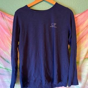 {Vineyard Vines} heather blue logo shirt